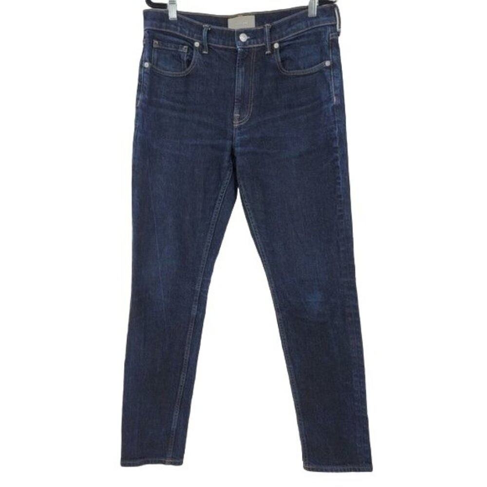 Everlane Men's Dark Wash Cotton Blend Slim Leg Cotton Blend Jeans Size 32